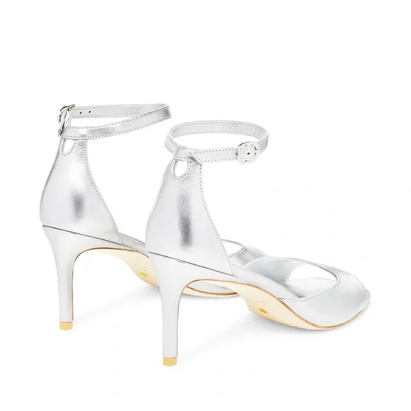 Stuart Weitzman Nudistia Ankle Strap High Heel Sandal